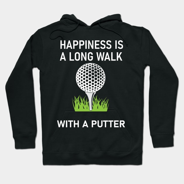 Golf Putter Quote Hoodie by Imutobi